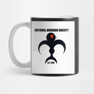 National Audubon Society bird with berry design Mug